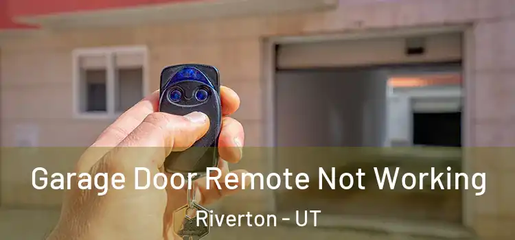  Garage Door Remote Not Working Riverton - UT