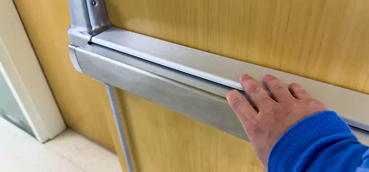 Installing a Push Bar on a Door Riverton